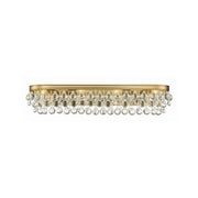 Calypso 8 Light 33" Bathroom Vanity in Vibrant Gold