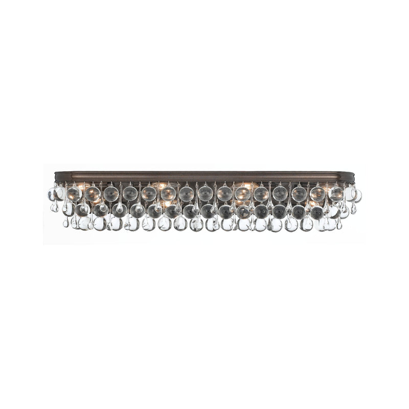 Calypso 8 Light 33" Bathroom Vanity in Vibrant Bronze