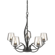 Flora 5 Arm Chandelier in Natural Iron - 103040-SKT-20-ZM0236 by Hubbardton Forge