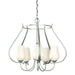 Flora 5 Arm Chandelier in Vintage Platinum - 103045-SKT-82-GG0303 by Hubbardton Forge