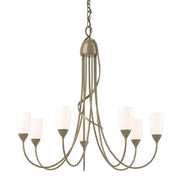 Flora 7 Arm Chandelier in Soft Gold - 103049-SKT-84-GG0444 by Hubbardton Forge