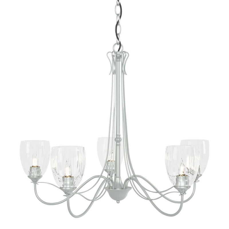 Trellis 5 Arm Chandelier in Vintage Platinum - 103063-SKT-82-LL0083 by Hubbardton Forge