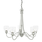Trellis 5 Arm Chandelier in Sterling - 103063-SKT-85-LL0083 by Hubbardton Forge