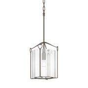 Bow Tall Mini Pendant in Bronze - 104060-SKT-05-ZM0137 by Hubbardton Forge