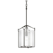 Bow Tall Mini Pendant in Dark Smoke - 104060-SKT-07-ZM0137 by Hubbardton Forge