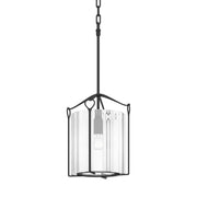 Bow Tall Mini Pendant in Black - 104060-SKT-10-ZM0137 by Hubbardton Forge