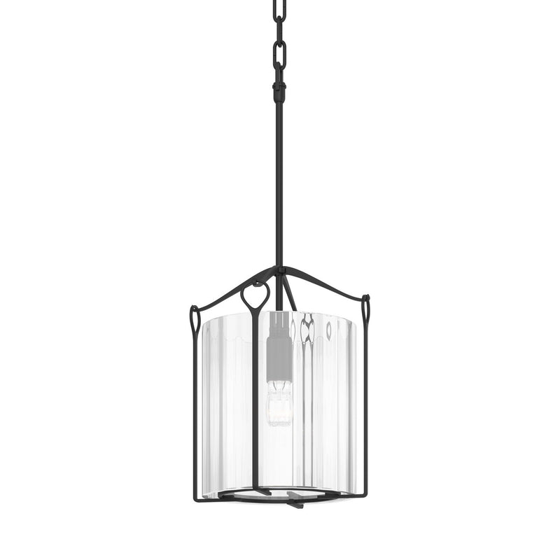 Bow Tall Mini Pendant in Black - 104060-SKT-10-ZM0137 by Hubbardton Forge