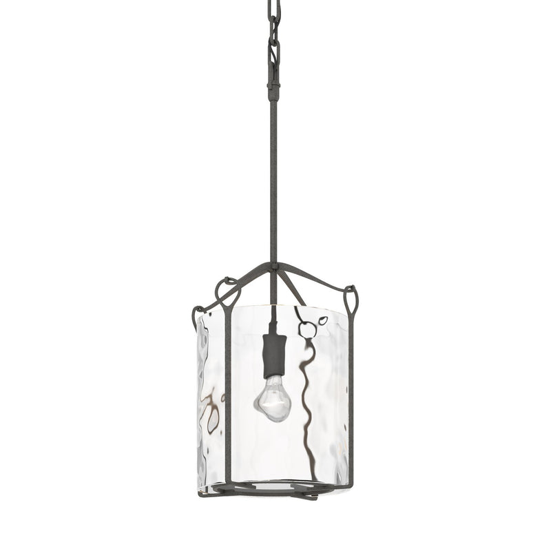 Bow Tall Mini Pendant in Natural Iron - 104060-SKT-20-LL0137 by Hubbardton Forge