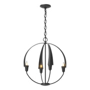 Cirque Small Chandelier in Black - 104201-SKT-10 by Hubbardton Forge