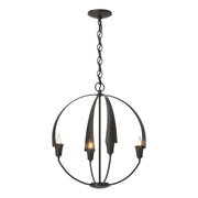 Cirque Small Chandelier in Oil Rubbed Bronze - 104201-SKT-14 by Hubbardton Forge