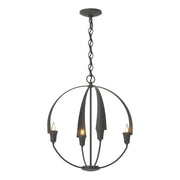 Cirque Small Chandelier in Natural Iron - 104201-SKT-20 by Hubbardton Forge