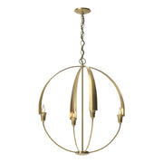 Cirque Large Chandelier in Modern Brass - 104203-SKT-86 by Hubbardton Forge