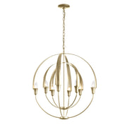 Double Cirque Chandelier in Modern Brass - 104205-SKT-86 by Hubbardton Forge