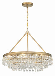 237-VG- Calypso 6-Light Chandelier in Vibrant Gold by Crystorama