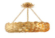 536-GA_CEILING- Broche 6-Light Ceiling Mount in Antique Gold by Crystorama