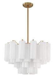 Addis 9-Light Chandelier in Aged Brass - Lamps Expo