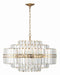 Hayes 16 Light Chandelier in Aged Brass