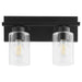 Carter Transitional Vanity in Matte Black