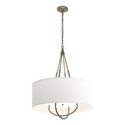 Loop Pendant in Soft Gold with Dark Smoke Accent - 104230-SKT-84-07-SF2811 by Hubbardton Forge