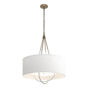 Loop Pendant in Soft Gold with Vintage Platinum Accent - 104230-SKT-84-82-SF2811 by Hubbardton Forge