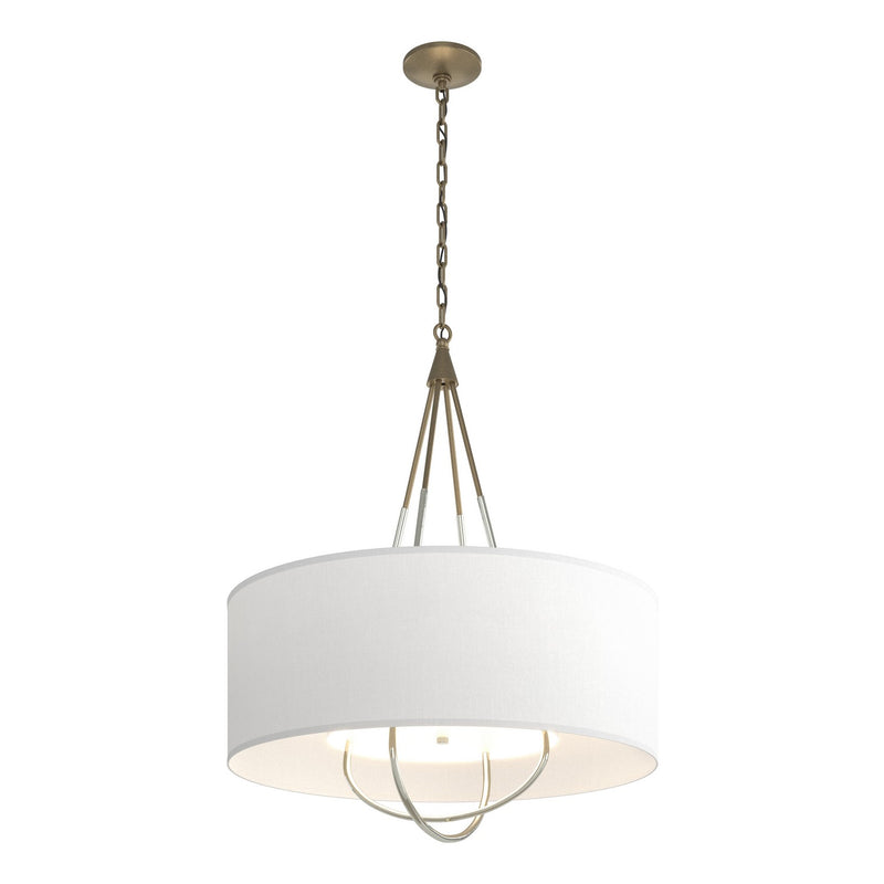 Loop Pendant in Soft Gold with Sterling Accent - 104230-SKT-84-85-SF2811 by Hubbardton Forge