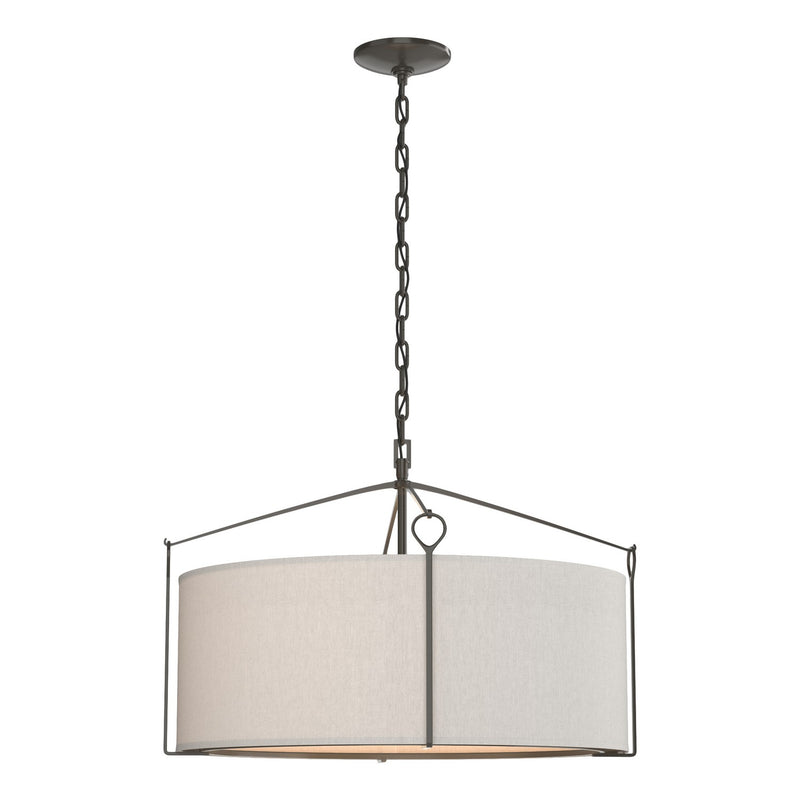 Bow Pendant in Dark Smoke - 104250-SKT-07-SE2290 by Hubbardton Forge