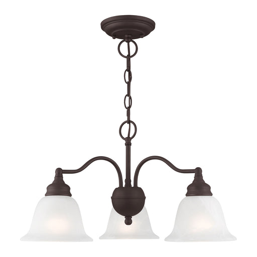 Essex 3-Light Convertible Chandelier / Semi-Flush Mount in Bronze