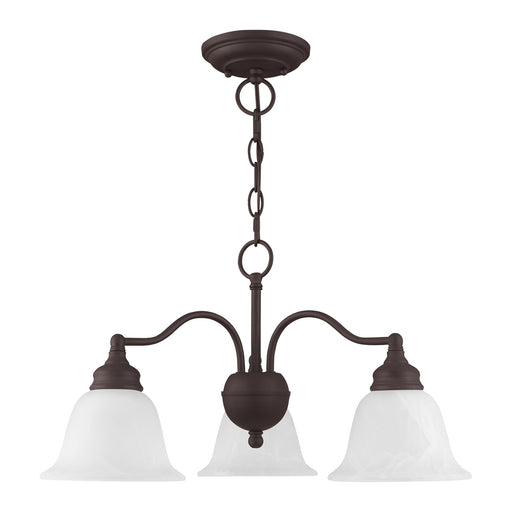 Essex 3-Light Convertible Chandelier / Semi-Flush Mount in Bronze