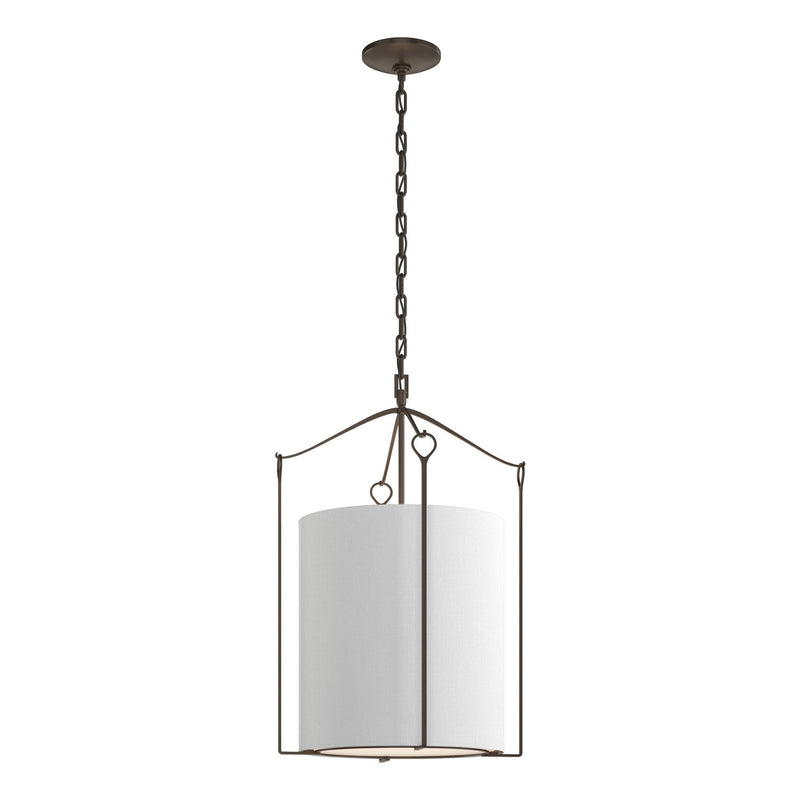 Bow Tall Pendant in Bronze - 104260-SKT-05-SF1509 by Hubbardton Forge