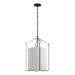 Bow Tall Pendant in Black - 104260-SKT-10-SE1509 by Hubbardton Forge