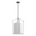 Bow Tall Pendant in Oil Rubbed Bronze - 104260-SKT-14-SF1509 by Hubbardton Forge