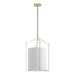 Bow Tall Pendant in Modern Brass - 104260-SKT-86-SF1509 by Hubbardton Forge