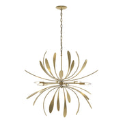 Dahlia Chandelier in Modern Brass - 104350-SKT-86 by Hubbardton Forge