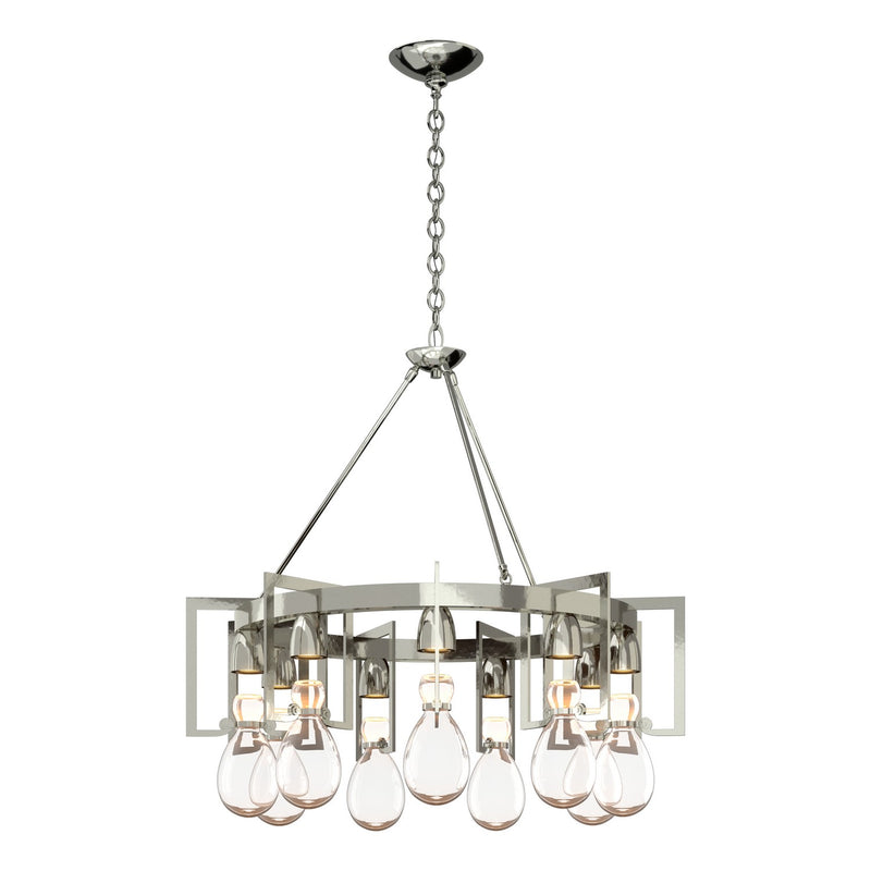 Apothecary Circular Chandelier in Sterling - 104360-SKT-85-ZM0572 by Hubbardton Forge