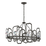 Gatsby Chandelier in Dark Smoke - 105020-SKT-07-CR by Hubbardton Forge