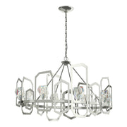 Gatsby Chandelier in Sterling - 105020-SKT-85-CR by Hubbardton Forge