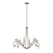 Stella 6 Arm Chandelier in Natural Iron - 105057-SKT-20-CR by Hubbardton Forge