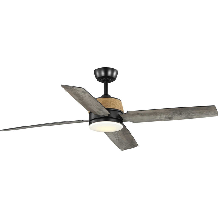 Shaffer Ii 56" Ceiling Fan in Matte Black