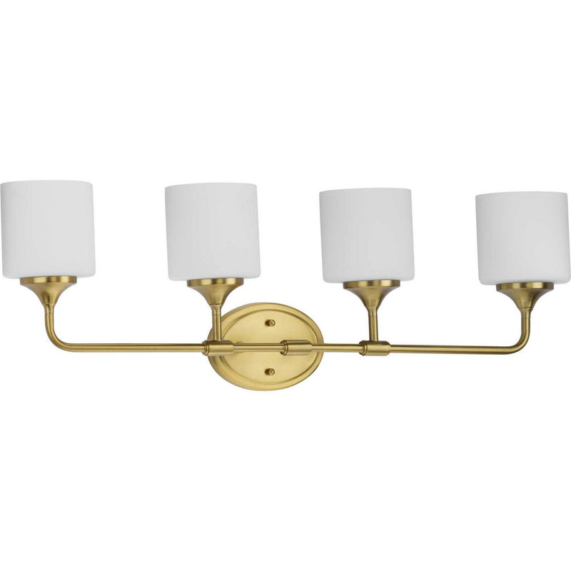 Lynzie 4-Light Bath Vanity Light in Brushed Gold