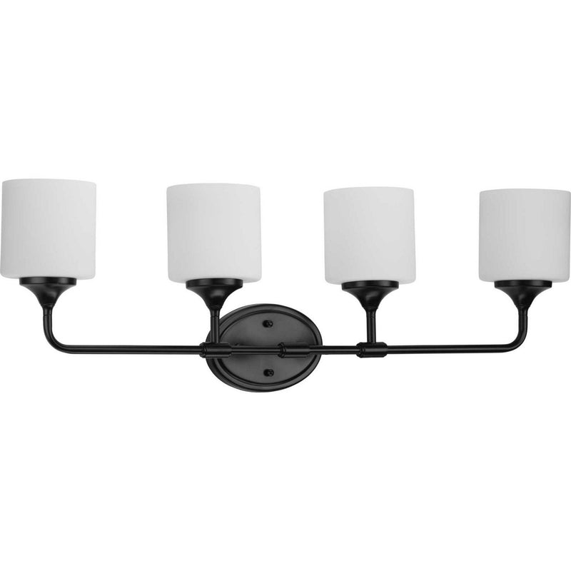 Lynzie 4-Light Bath Vanity Light in Matte Black