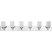 Merry 6-Light Bath Vanity Light in Polished Chrome