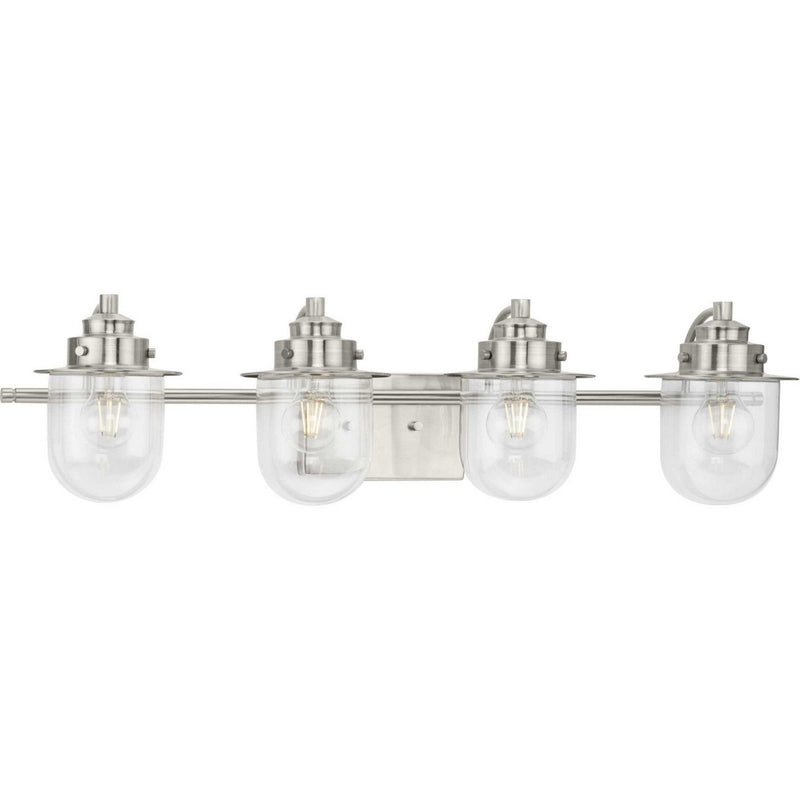 Northlake 4-Light Bath Vanity Light in Brushed Nickel