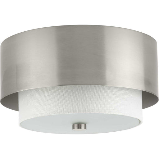 Silva 2-Light Flush Mount in Brushed Nickel