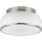 Parkhurst 2-Light Flush Mount in Brushed Nickel