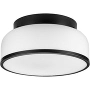 Parkhurst 2-Light Flush Mount in Matte Black