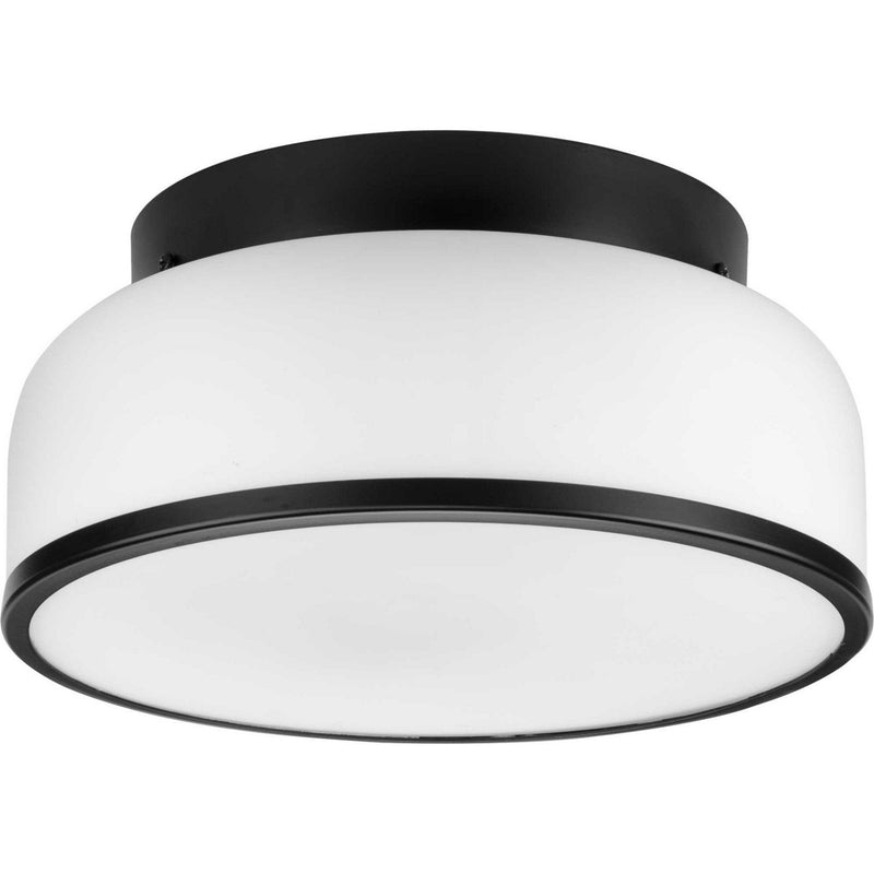 Parkhurst 2-Light Flush Mount in Matte Black