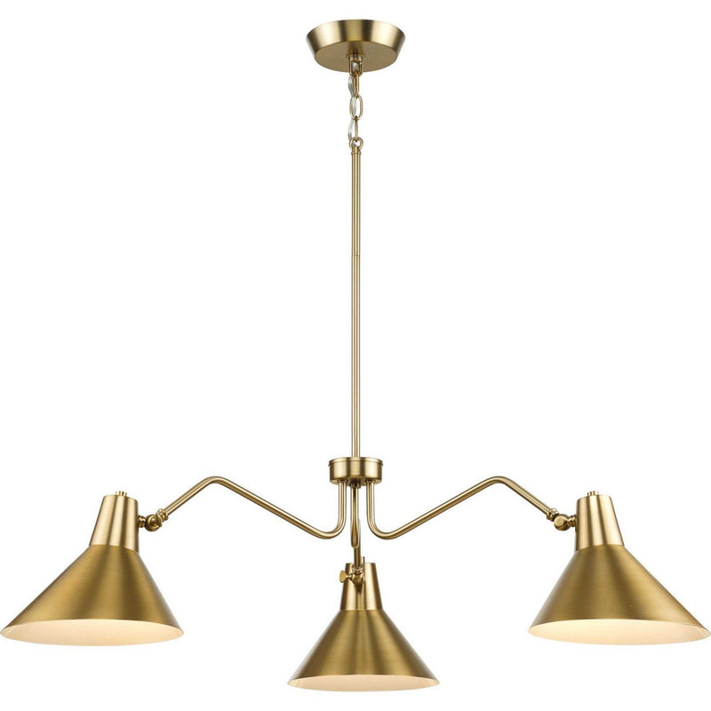 Trimble 3-Light Chandelier in Brushed Bronze