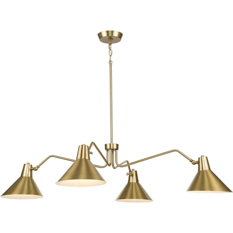 Trimble 4-Light Chandelier in Brushed Bronze