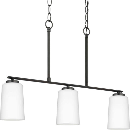 Adley 3-Light Linear Pendant in Matte Black
