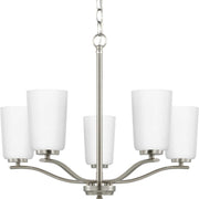 Adley 5-Light Chandelier in Brushed Nickel